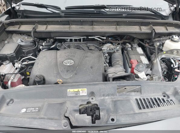 5TDFZRBH8NS166228 2022 TOYOTA HIGHLANDER Серый Вид сзади