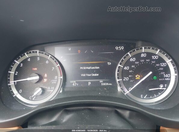 5TDFZRBH8NS166228 2022 TOYOTA HIGHLANDER Серый Вид задних сидений