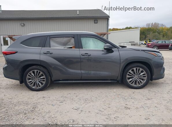 5TDFZRBH8NS166228 2022 TOYOTA HIGHLANDER Серый Панорамный вид салона 360°