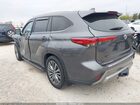 2022 Toyota Highlander Platinum Серый vin: 5TDFZRBH8NS166228