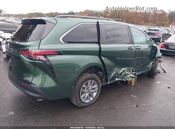 5TDJRKEC0NS082647 2022 TOYOTA LE Зеленый Задняя правая четверть