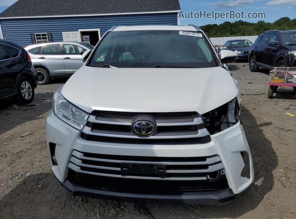 5TDJZRFH3JS879942 2018 TOYOTA HIGHLANDER White Widok z przodu