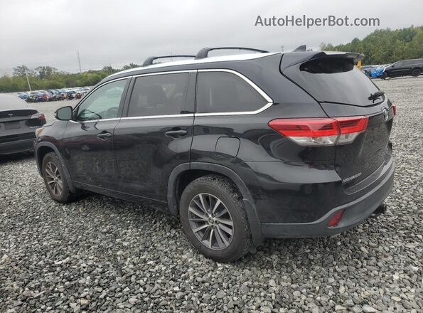 5TDJZRFH5JS832962 2018 TOYOTA HIGHLANDER Черный Задняя левая четверть