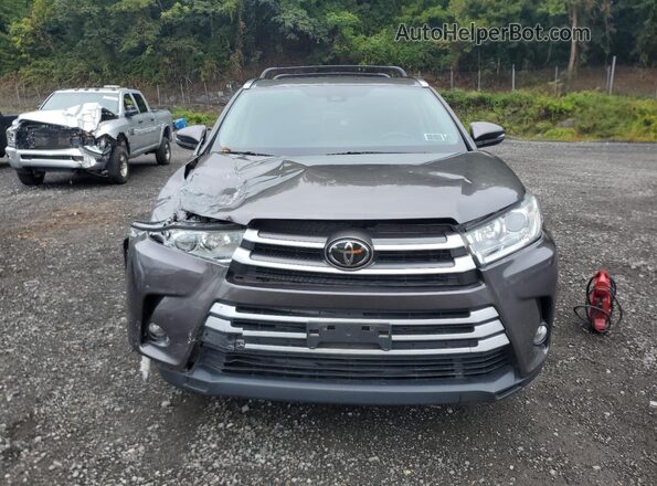 5TDJZRFH5JS848336 2018 TOYOTA HIGHLANDER Gray Вид спереду