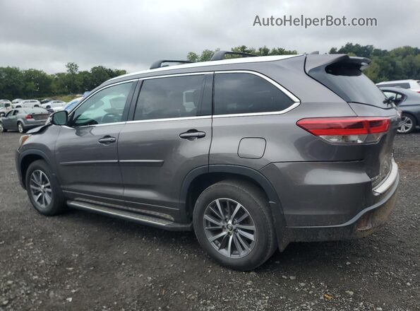 5TDJZRFH5JS848336 2018 TOYOTA HIGHLANDER Gray Задня ліва чверть