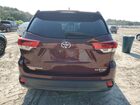 2018 Toyota Highlander Se Burgundy vin: 5TDJZRFH8JS837718