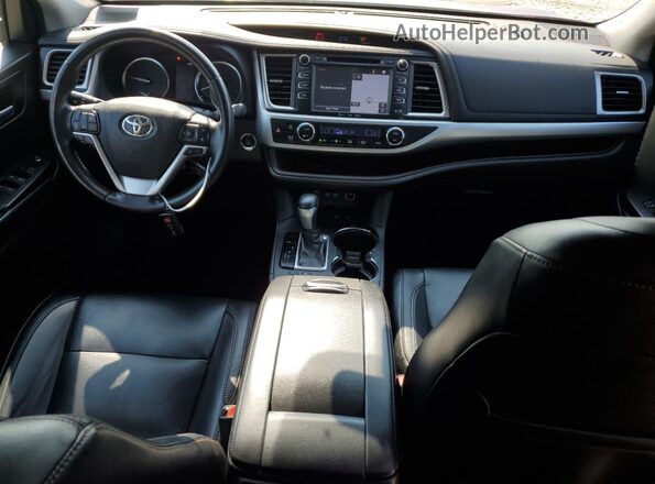 5TDJZRFH8JS837718 2018 TOYOTA HIGHLANDER Burgundy წინა პანელის ხედი