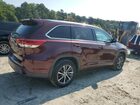 2018 Toyota Highlander Se Burgundy vin: 5TDJZRFH8JS837718