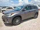 2018 Toyota Highlander Se Gray vin: 5TDJZRFH8JS897918