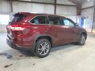 2018 Toyota Highlander Se Burgundy vin: 5TDJZRFH9JS911972