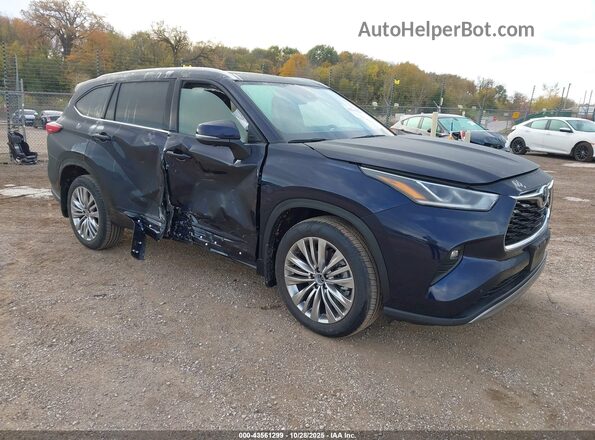 5TDKDRBH6TS595247 2026 TOYOTA HIGHLANDER Blue Przód prawy