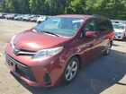 2020 Toyota Sienna Le Бордовый vin: 5TDKZ3DC8LS041367