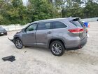 2017 Toyota Highlander Se Серый vin: 5TDKZRFH0HS193419