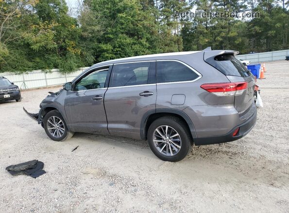 5TDKZRFH0HS193419 2017 TOYOTA HIGHLANDER Серый Задняя левая четверть