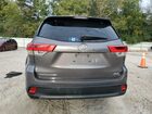 2017 Toyota Highlander Se Серый vin: 5TDKZRFH0HS193419