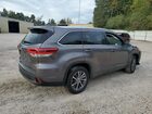 2017 Toyota Highlander Se Серый vin: 5TDKZRFH0HS193419