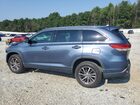 2018 Toyota Highlander Se Blue vin: 5TDKZRFH0JS269856