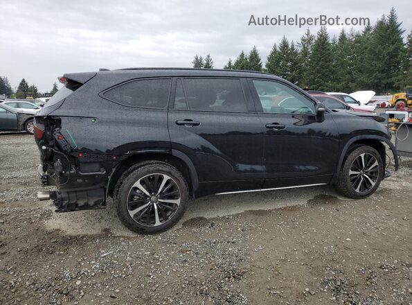 5TDLZRBH8MS146899 2021 TOYOTA HIGHLANDER Black Tył prawy