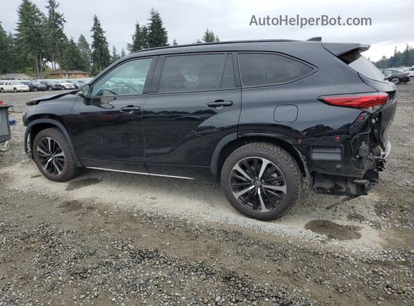 5TDLZRBH8MS146899 2021 TOYOTA HIGHLANDER Black Tył lewy