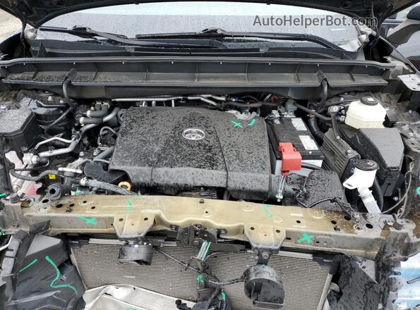 5TDLZRBH8MS146899 2021 TOYOTA HIGHLANDER Black Widok wnętrza z tyłu