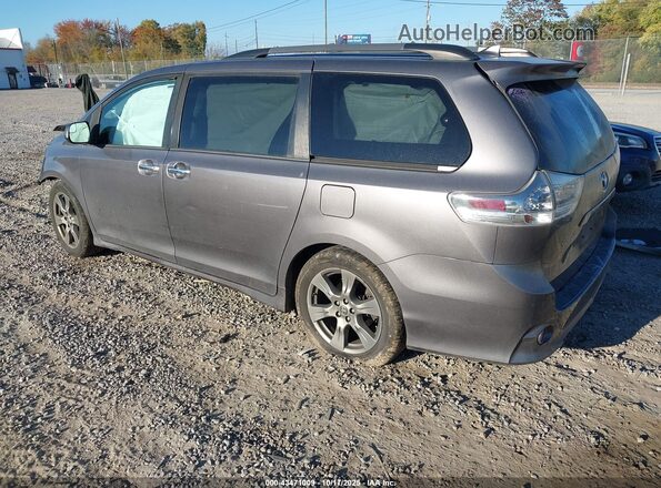 5TDXZ3DC2JS952619 2018 TOYOTA SIENNA Gray Rear left
