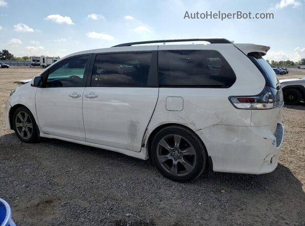 5TDXZ3DCXJS949564 2018 TOYOTA SIENNA White Tył lewy