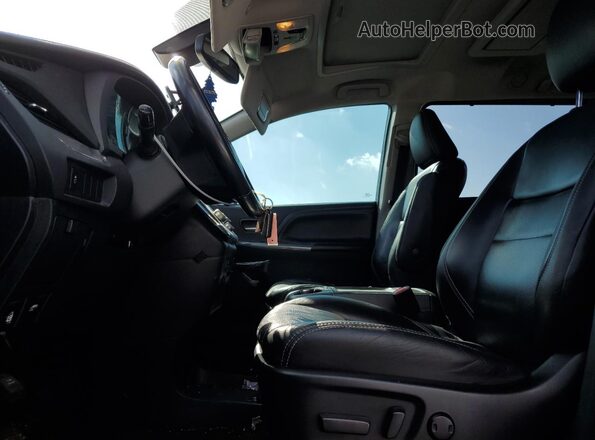 5TDXZ3DCXJS949564 2018 TOYOTA SIENNA White Widok wnętrza z przodu