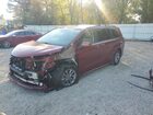 2022 Toyota Sienna Xle Burgundy vin: 5TDYRKEC2NS126887