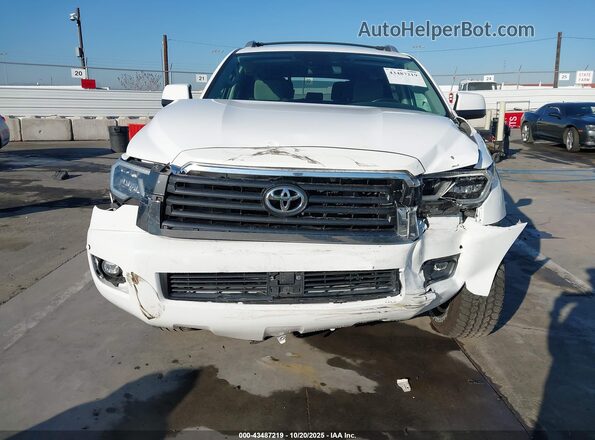 5TDZY5G15JS070636 2018 TOYOTA SEQUOIA Белый Вид щитка приборов