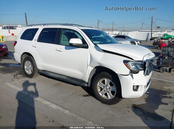 5TDZY5G15JS070636 2018 TOYOTA SEQUOIA Белый Передняя правая четверть