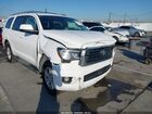 2018 Toyota Sequoia Sr5 Белый vin: 5TDZY5G15JS070636
