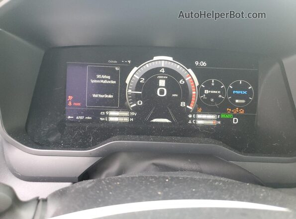 5TFNC5DB3SX100898 2025 TOYOTA TUNDRA Серый Вид щитка приборов