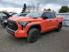 2023 Toyota Tundra Crewmax Limited Orange vin: 5TFPC5DB3PX031243