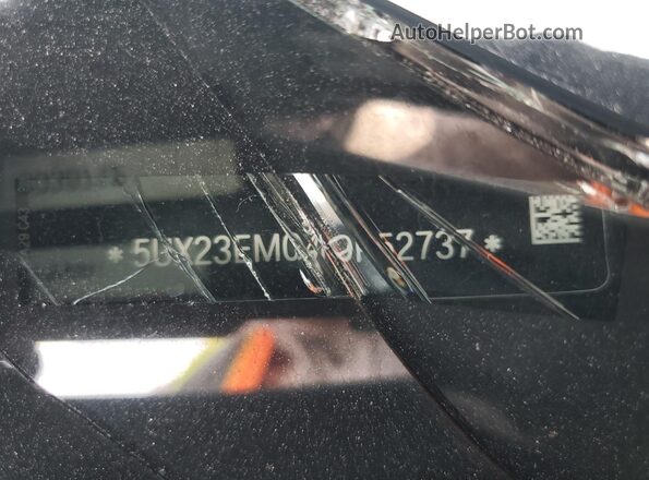 5UX23EM04P9R52737 2023 BMW X7 Blue Widok naklejki z numerem VIN
