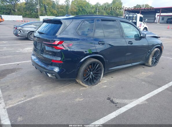 5UX23EU04S9Y40478 2025 BMW X5 Синий Задняя правая четверть