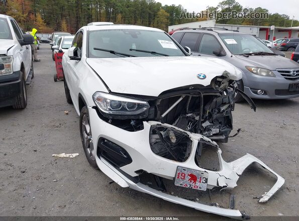 5UX2V1C03L9B47300 2020 BMW X4 White Przód prawy