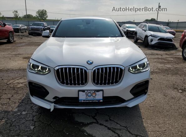5UX2V1C05M9E84889 2021 BMW X4 Белый Вид спереди
