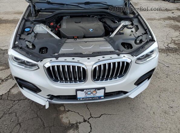 5UX2V1C05M9E84889 2021 BMW X4 Белый Вид подкапотного пространства