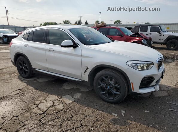 5UX2V1C05M9E84889 2021 BMW X4 Белый Передняя правая четверть