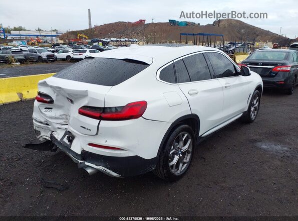 5UX2V1C08L9B34705 2020 BMW X4 White Trasero derecho
