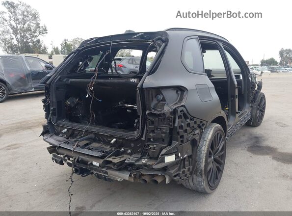 5UX33EU02R9T73933 2024 BMW X5 Black Задня права чверть