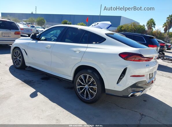 5UX33EX01S9Z70024 2025 BMW X6 Белый Задняя левая четверть