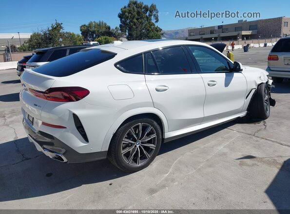 5UX33EX01S9Z70024 2025 BMW X6 Белый Задняя правая четверть