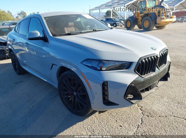 5UX33EX09S9Y17620 2025 BMW X6 Серый Передняя правая четверть