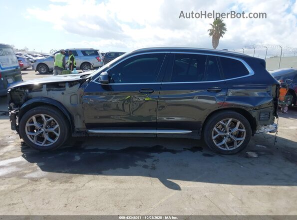 5UX43DP02P9S90378 2023 BMW X3 Black 