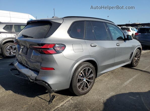 5UX43EU08R9T40679 2024 BMW X5 Серебряный Задняя правая четверть