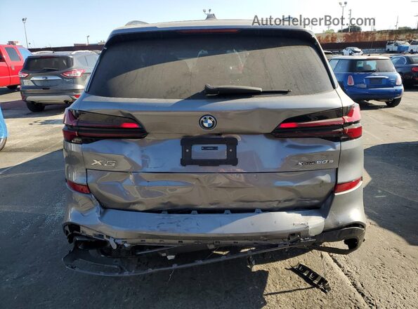 5UX43EU08R9T40679 2024 BMW X5 Серебряный Вид сзади