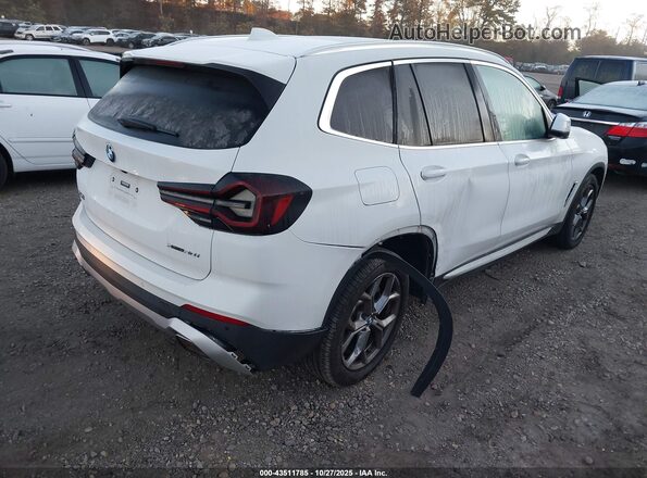 5UX53DP00P9R81977 2023 BMW X3 White Задня права чверть