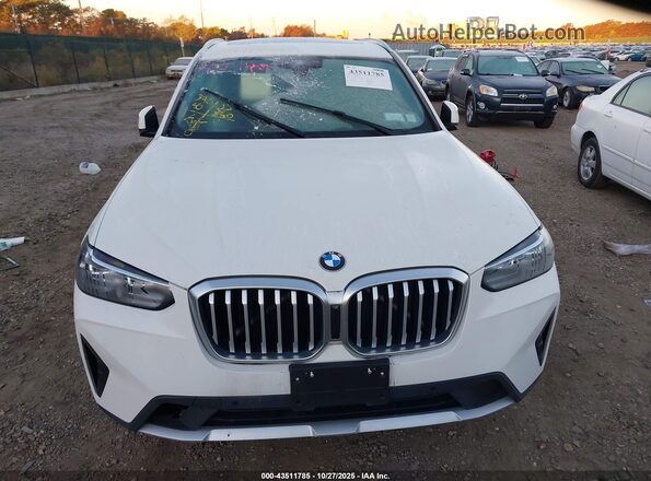5UX53DP00P9R81977 2023 BMW X3 White Вид щитка приладів