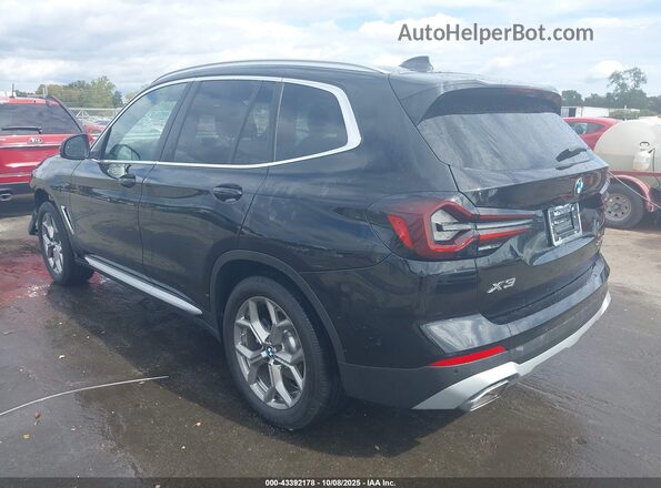 5UX53DP04R9X23948 2024 BMW X3 Black Задня ліва чверть